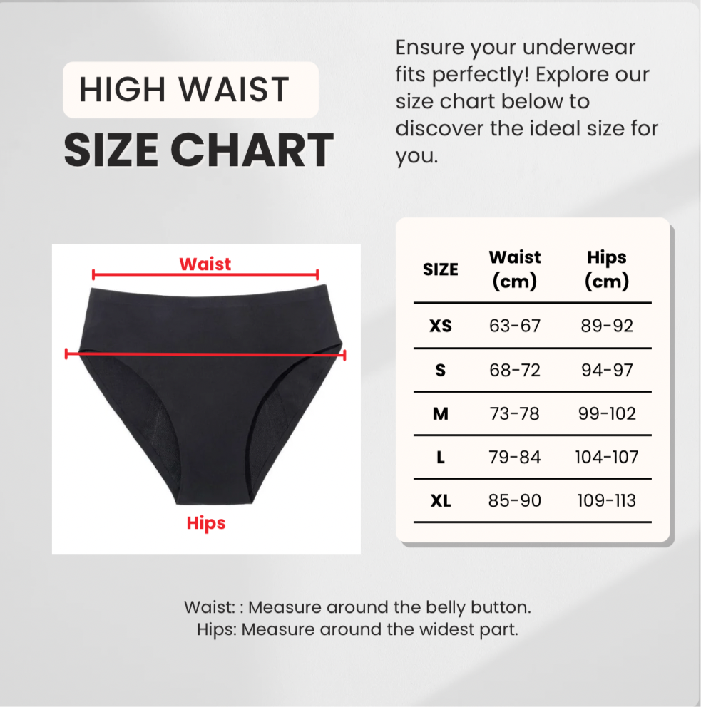 High Waist Seamless Period Underwear - Heavy 🩸🩸🩸🩸🩸