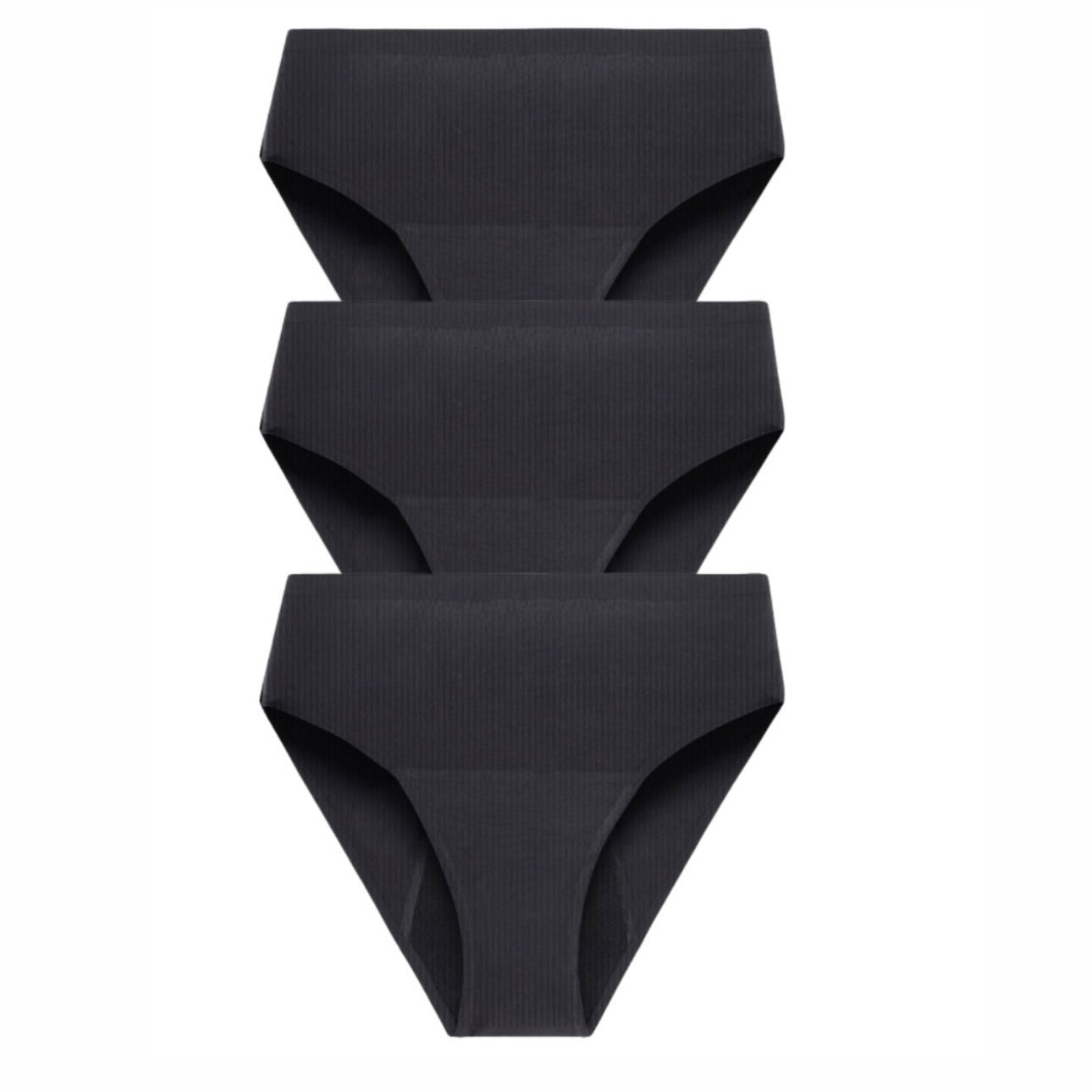 High Waist Ribbed Period Underwear - Heavy🩸🩸🩸🩸🩸 3 Pack