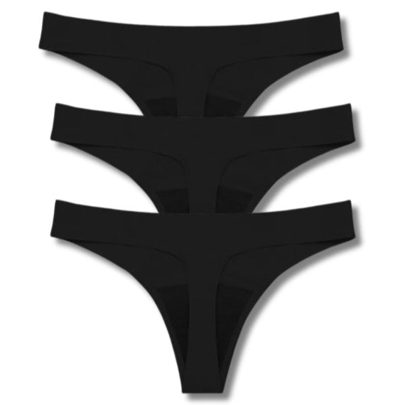 Everyday Leakproof Thong Period Underwear - Light - Moderate 🩸 Pack of 3