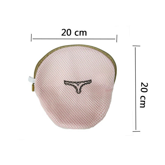 Pink Mesh Wash Bag