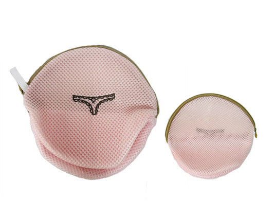 Pink Mesh Wash Bag