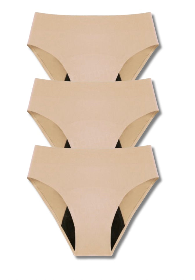 High Waist Seamless Period Underwear - Heavy 🩸🩸🩸🩸🩸 Pack of 3