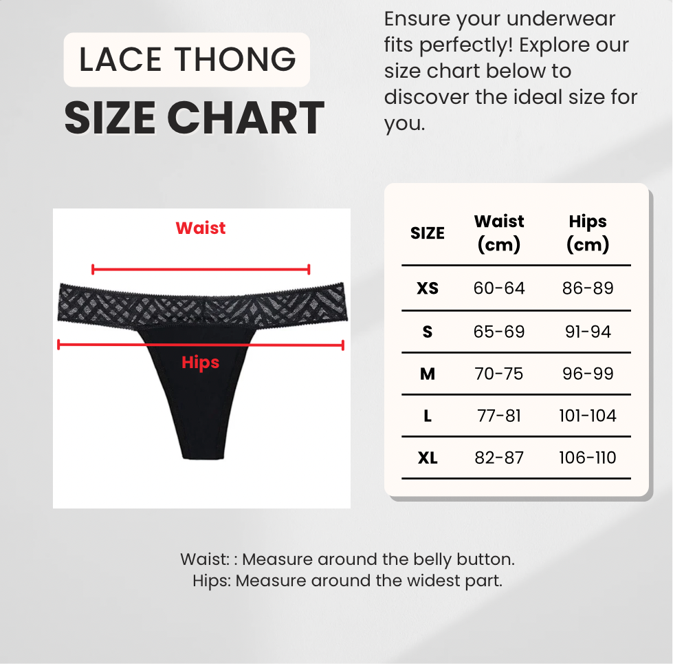 Lace Leakproof Thong - Light 🩸