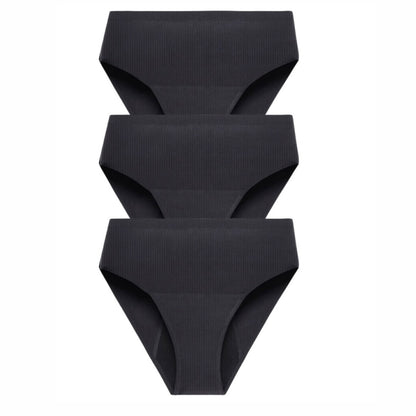 High Waist Ribbed Period Underwear - Heavy🩸🩸🩸🩸🩸 3 Pack