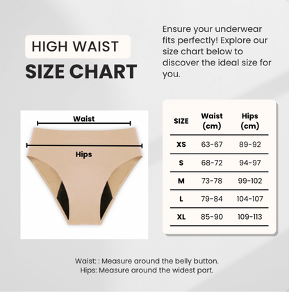 High Waist Seamless Period Underwear - Heavy 🩸🩸🩸🩸🩸