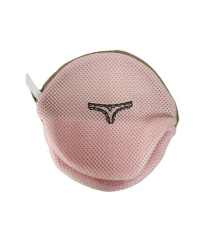 Pink Mesh Wash Bag