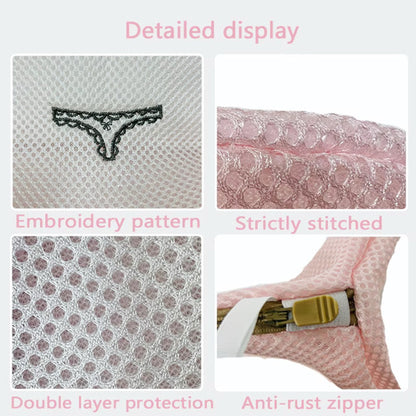 Pink Mesh Wash Bag