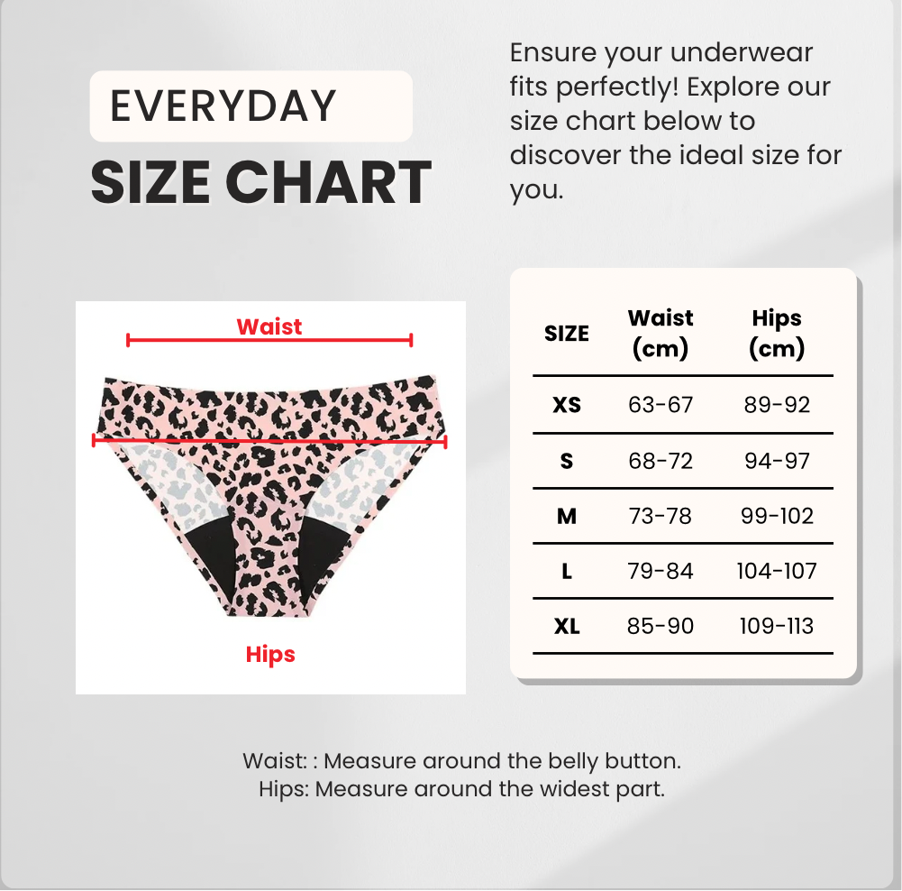 Everyday Leakproof Period Underwear - Moderate 🩸🩸🩸