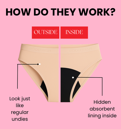 High Waist Ribbed Period Underwear - Heavy 🩸🩸🩸🩸🩸
