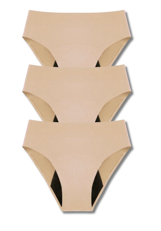 High Waist Seamless Period Underwear - Heavy 🩸🩸🩸🩸🩸 Pack of 3